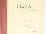 Cesja wedle prawa cywilnego obowiązującego w Małopolsce. Z uwzględnieniem przepisów prawa cywilnego, obowiązującego w innych dzielnicach Polski, jak i nowego projektu polskiego zobowiązań  [dedykacja od autora]