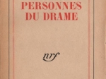 Les Personnes du Drame [wydanie I, dedykacja od autora]