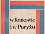 W Krakowie i w Paryżu. Wspomnienia i szkice [autograf]