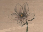 [rycina, 1821] Viola palustris. Sumpfveilchen. [Fiołek błotny]