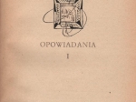 Opowiadania, t. I-II
