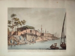 [grafika, ok. 1802] The town of Foua, on the banks of the Nile