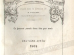 La famille. Journal pour tous. Neuvieme anne 1868, [współoprawne]