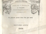 La famille. Journal pour tous. Neuvieme anne 1868, [współoprawne]