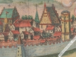 [widok, Poznań, Krosno, 1617] Posnania elegans Poloniae in finibus Silesiae Civitas Crosno