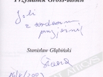 Przystanek Gross-Rosen [autograf]