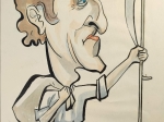 [portret satyryczny] Franciszek Pieczka (1928-2022)