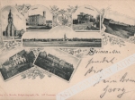[pocztówka, ok. 1901] Gruss aus Steinau a. Oder [Ścinawa]