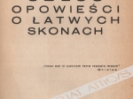 Sześć opowieści o łatwych skonach