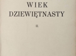 Wiek dziewiętnasty, t. I-II
