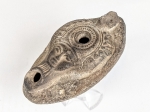 [ołtarzyk Huītzilōpōchtli, XIV-XV w.] Maska + lampka (komplet)