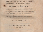 Histoire naturelle de Buffon: Histoire des Oiseaux, tome II