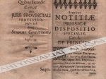 Notitiae Ducatus Prussiae delineatio generalis et specialis