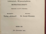 Haschiloah. Litterarisch - Wissenschaftliche Monatsschrift, band XII Juli-Dezember 1903