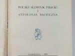 Polski słownik pijacki i antologia bachiczna  [pierwodruk]