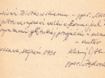 List gończy. Historia mojej ucieczki z Oświęcimia i działalności w konspiracji  [dedykacja od autora]