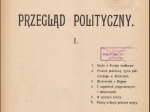 Przegląd polityczny I, II, III, V-VIOdezwy i rozporządzenia z czasów okupacyi rosyjskiej Lwowa