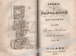 Storia di Napoleone Bonaparte scritta da un Italiano adorna di incisioni, vol. I-III [współoprawne]