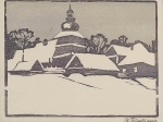 [grafika, 1908] Dorfkirche [Kościółek wiejski]