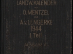 Mentzel und v. Lengerke's landwirtschaftlicher Hilfs- und Schreib-Kalender