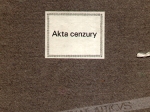 Akta cenzury. Fragmenty protokołów Warszawskiego Komitetu Cenzury