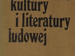 Wokół kultury i literatury ludowej [dedykacja]