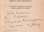 Od Turgieniewa do Czechowa. Z dziejów rosyjskiej dramaturgii drugiej połowy XIX wieku  [dedykacja od autora]