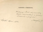 Godzina strzeżona [pierwsze wydanie] [autograf]