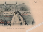 [pocztówka, ok. 1910] Paris. La Seine au Pont du Carrousel