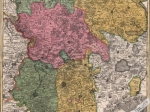 [mapa Brabancji, Holandii, Belgii, Leuven [Lovania], lasów królewskich ok. 1720] Ducatus Brabantiae Nova Tabula in qua Lovanii Bruxellarum March S. Imperii, Syluae Ducis et Mechliniae Dominia in suas quasi, minores Dictiones Subdivila ostenduntur a Io. Ba