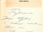 O biologiczny wymiar historii. Książka propozycji [dedykacja autora dla prof. Jerzego Łojka]