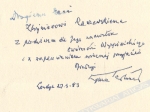 Stanisław Wyspiański [dedykacja od autora] [egz. z księgozbioru prof. Z. Raszewskiego]