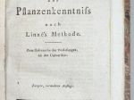 Anleitung zur Pflanzenkenntniß nach Linné's Methode. Zum Gebrauche der Vorlesungen, an der Universität.