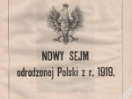 "Sejm". Wydanie pamiątkowe ilustrowane, część 1-2 [współoprawne]