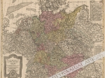 [mapa, Niemcy, ok. 1760] Germania secundum observationes tychonis de Brahe, Kepeleri, Snellij, Zeileri, nec non sociorum academiae gegnae scientiarus quae est Parisiis, aliorum autorum veterum et novorum concinnata