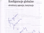 Konfiguracje globalne: struktury, agencje, instytucje [dedykacja autora]