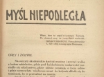 Myśl Niepodległa, rok 1919, [7.VI-27.XII] (nr 450-451, 456-479) [wspóloprawne]